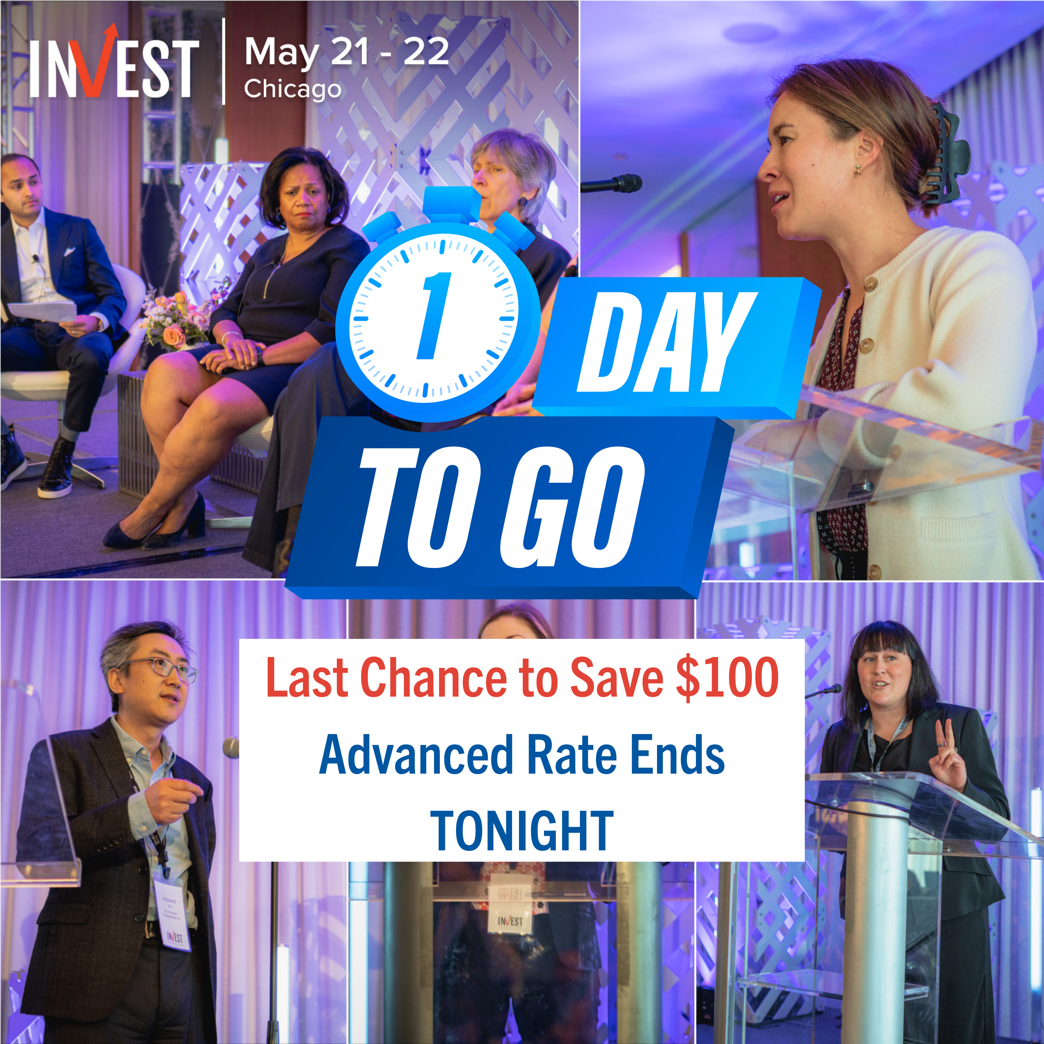 LAST CALL: 1 Day Left to Save $100 on INVEST 2024! 