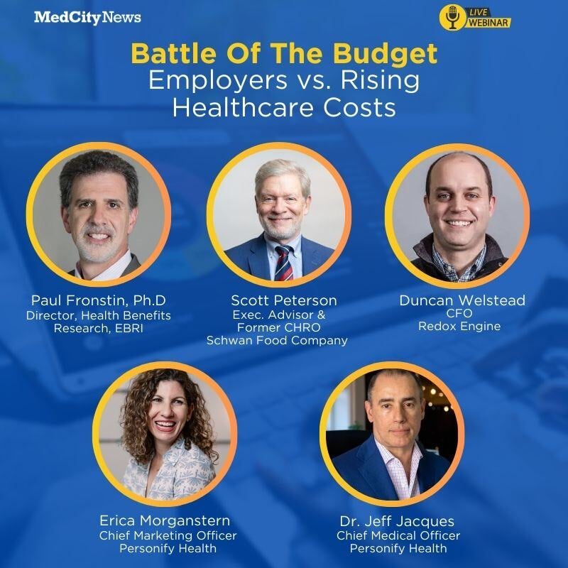 Happening Today at 1pm ET.  Battle of the Budget: Employers vs. Rising Healthcare Costs 