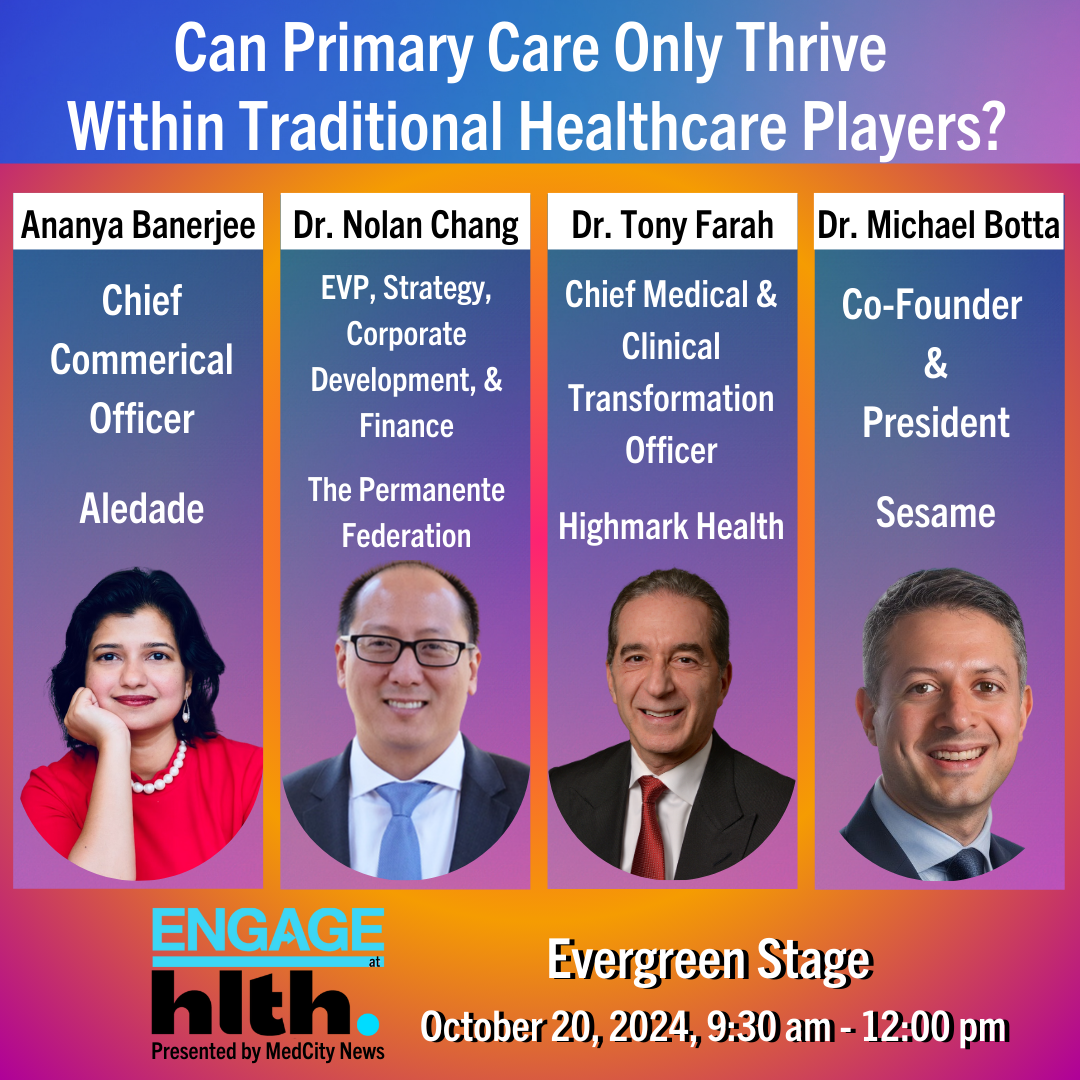 Join MedCity News at ENGAGE at HLTH forum on Sunday!!