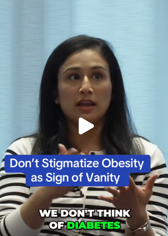 Don't Stigmatize Obesity as Sign of Vanity